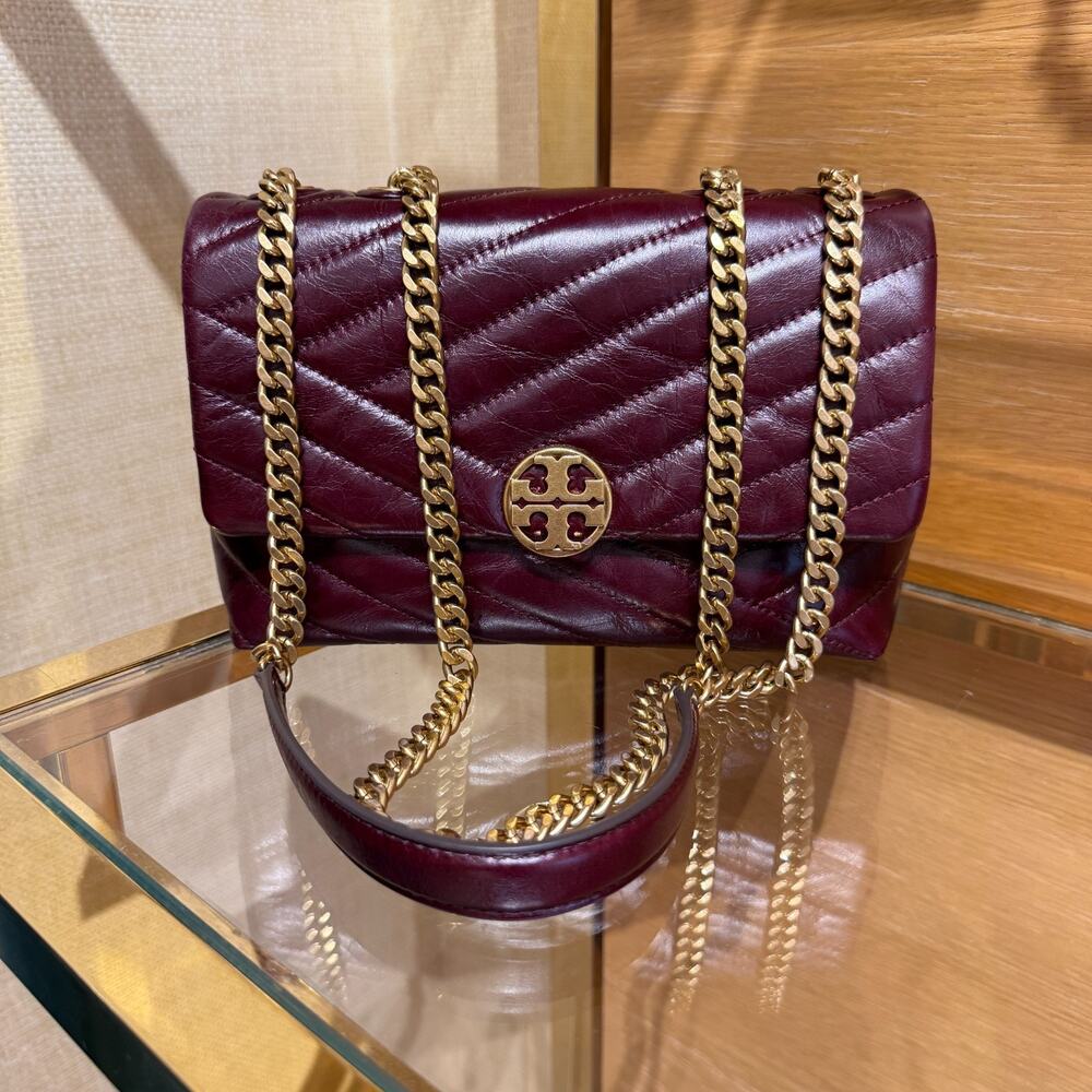 NEW‼️Tory Burch Willa Chevron Glazed Shoulder Bag 188183 $645